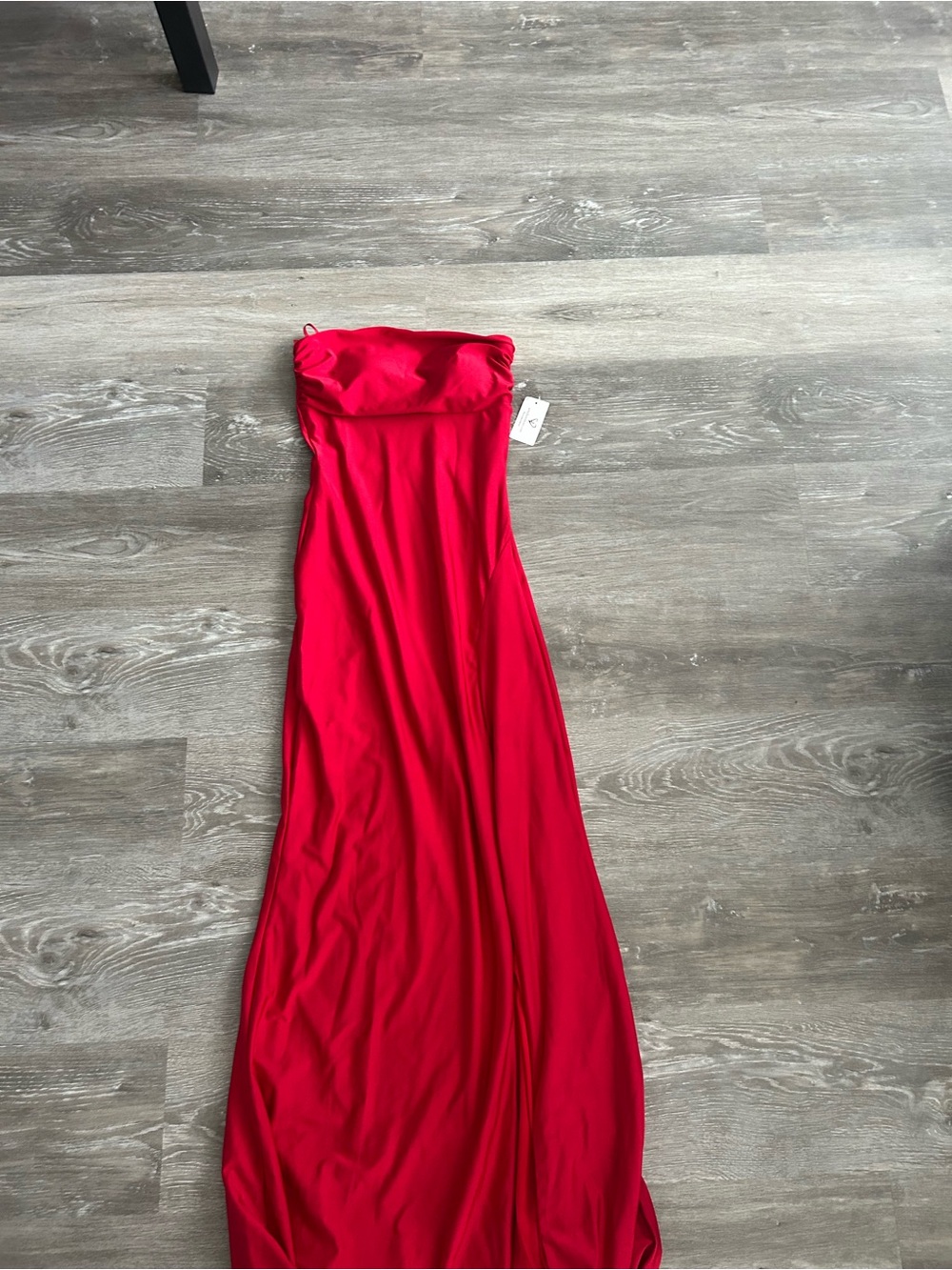Windsor Strapless Red Prom Dress